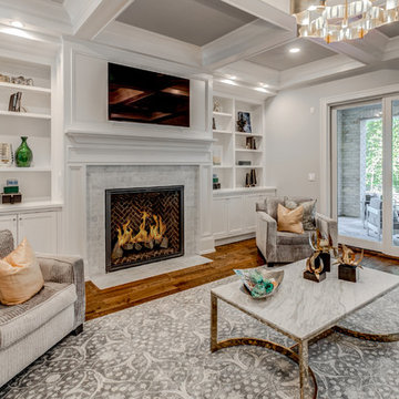 Family Room - Avalaire Parade home by Robuck Design Build