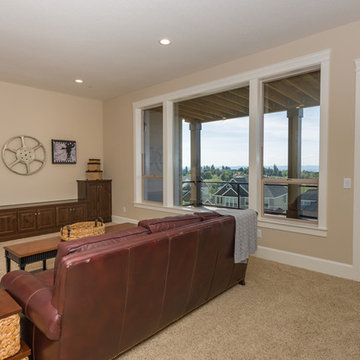 Family Room Balcony - The Overlook - Cascade Craftsman on Prune Hill