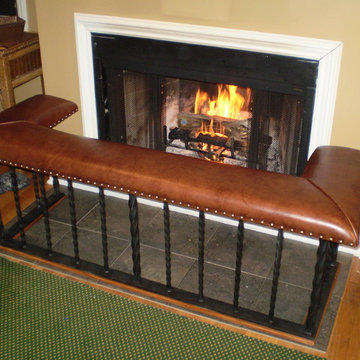 Family room bench, New Canaan CT