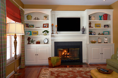 Family Room Fireplace Built In Surround
