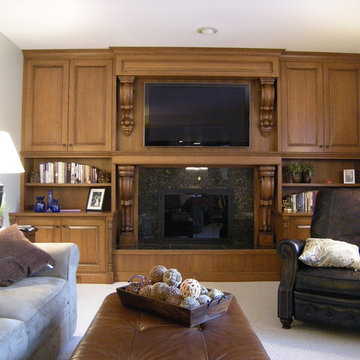 Family Room Fireplace Renovation - After
