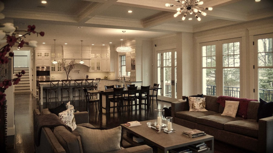 family room in hampton home by Jordan Rosenberg