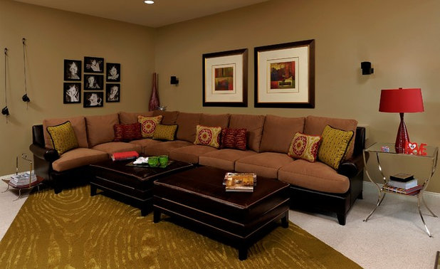 Traditional Family Room by User