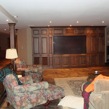 Family Room Remodel by our Skilled Craftsmen