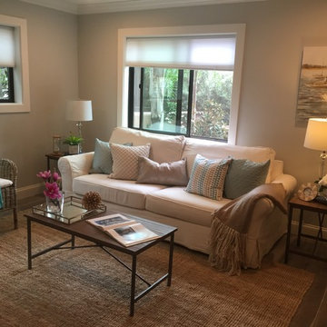 Family Room Staging