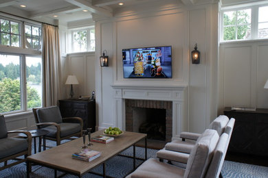 Inspiration for a family room remodel in Seattle