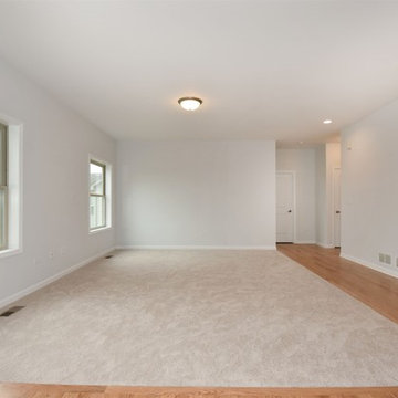 Family room view from kitchen