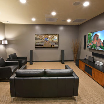 Family Room with Large TV