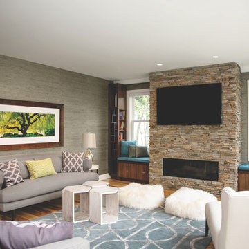 Family Room With Surround and TV