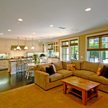 Family Room with view of kitchen