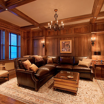 Family Room with Willow Wood Panelling