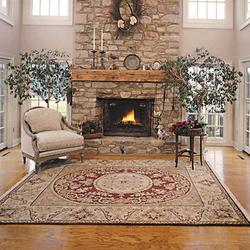 Family Rooms & Great Rooms with Oriental Rugs