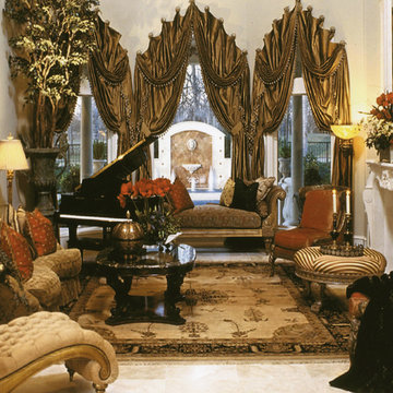 Family Rooms & Great Rooms with Oriental Rugs
