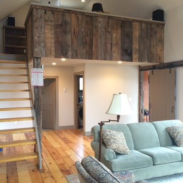 Farmhouse Style Family Room & Loft