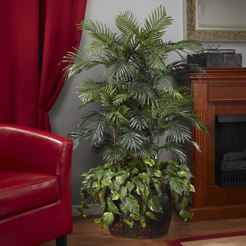 Faux Areca Indoor Plant for Traditional Family Room