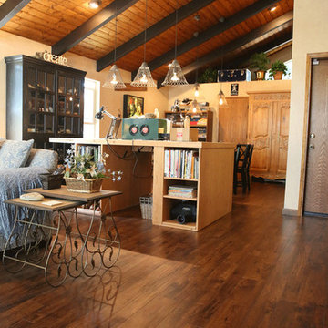 Faux Hardwood Living Area