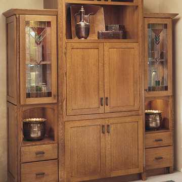 Fieldstone Cabinetry Craftsmen style media center