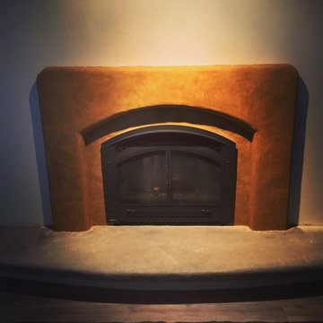 Fine Lime Plaster Fireplace