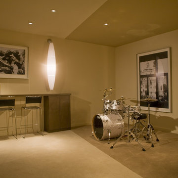 Finished Basement with Music Studio