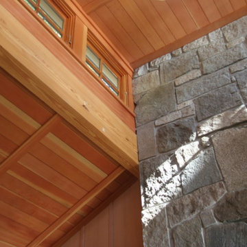 Fir and Granite at the clerestory