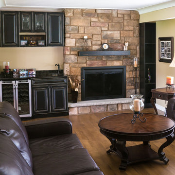 Fireplace and Cabinetry