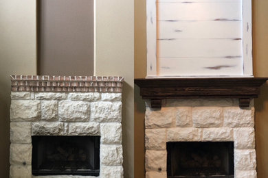 Fireplace Mantel Remodel