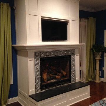 Fireplace, Recessed TV
