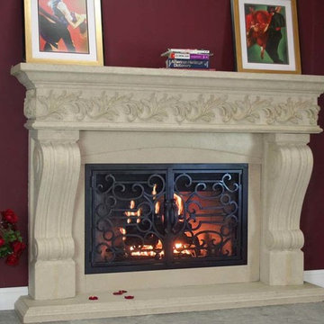 Fireplace remodel in Oceanside