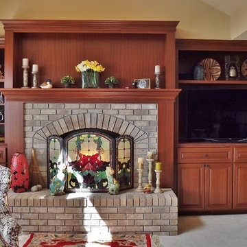 Fireplace Surround and Bookcase