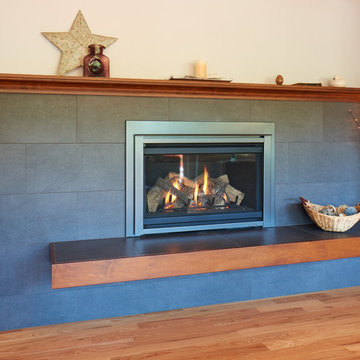 Fireplace with Custom Surround