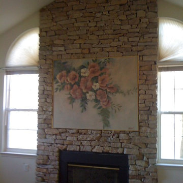 Fireplaces and Interior Stone Veneer Projects