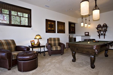 Example of a classic family room design in Phoenix