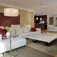 Contemporary Family Room by FORMA Design