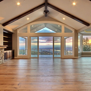 Foyer Entry into Great Room : The Daybreak - Super Ranch w/ Daylight Basement