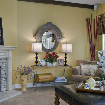 French Style Family Room