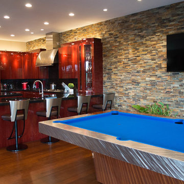 Game Room and Kitchen
