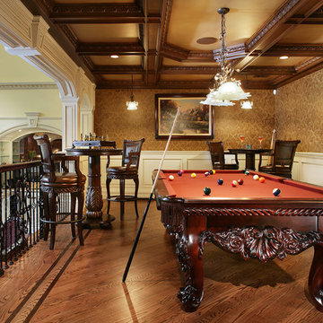 Game Room with Pool Table