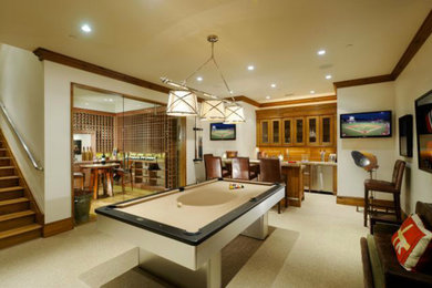 This is an example of a games room in Denver.