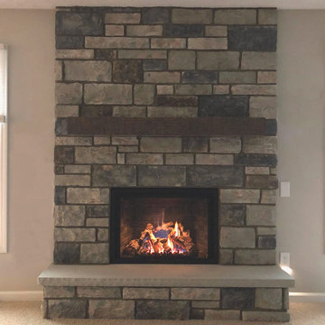 Gas Fireplace Remodel - Brunswick
