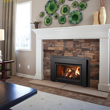 Gas fireplaces and inserts