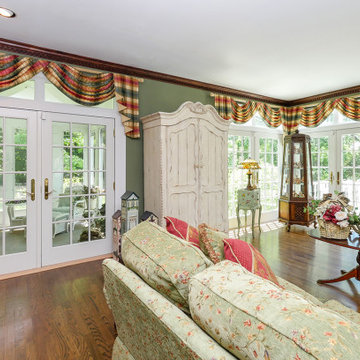 Gorgeous Family Room with New French Doors