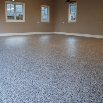Granite-style epoxy floor and interior painting