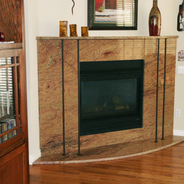 Granite Work Fireplace