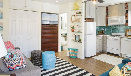 Houzz Tour: Room for Everything in a 275-Square-Foot Beach Studio