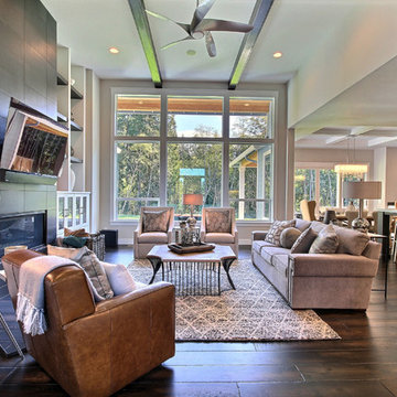 Great Room - The Aerius - Two Story Modern American Craftsman