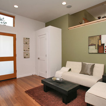 Green Cubed - Modern Family Room Photos