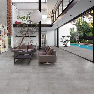 Grey Concrete Look Tile