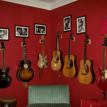Guitars and B&W photos