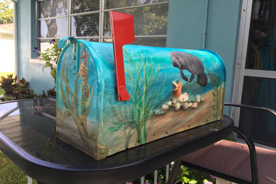 Hand painted 3D mailboxes