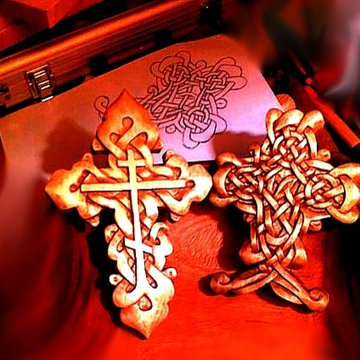 Handcarved crosses